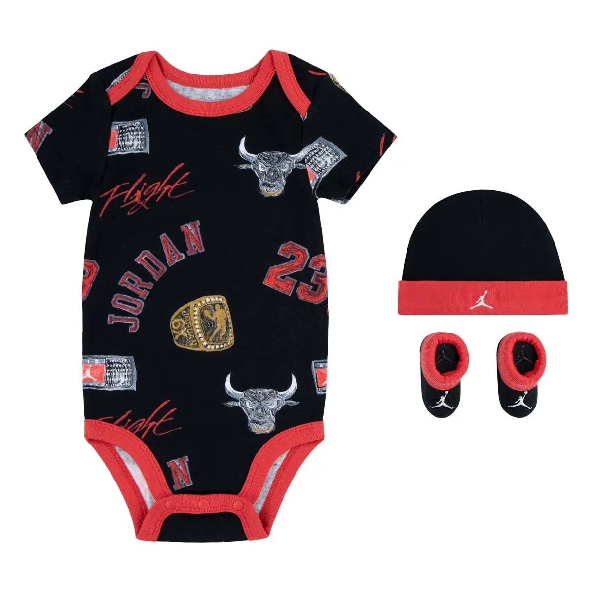 Dreiteiliges Baby-Set Jordan Essentials AOP