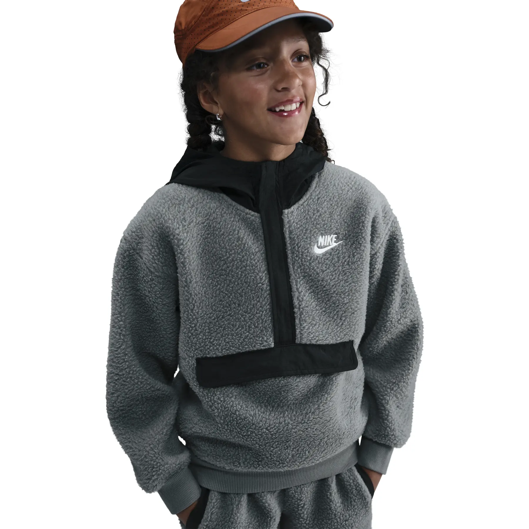 Kinder Hoodie Fleece 1/4 Zip Nike Club Fleece