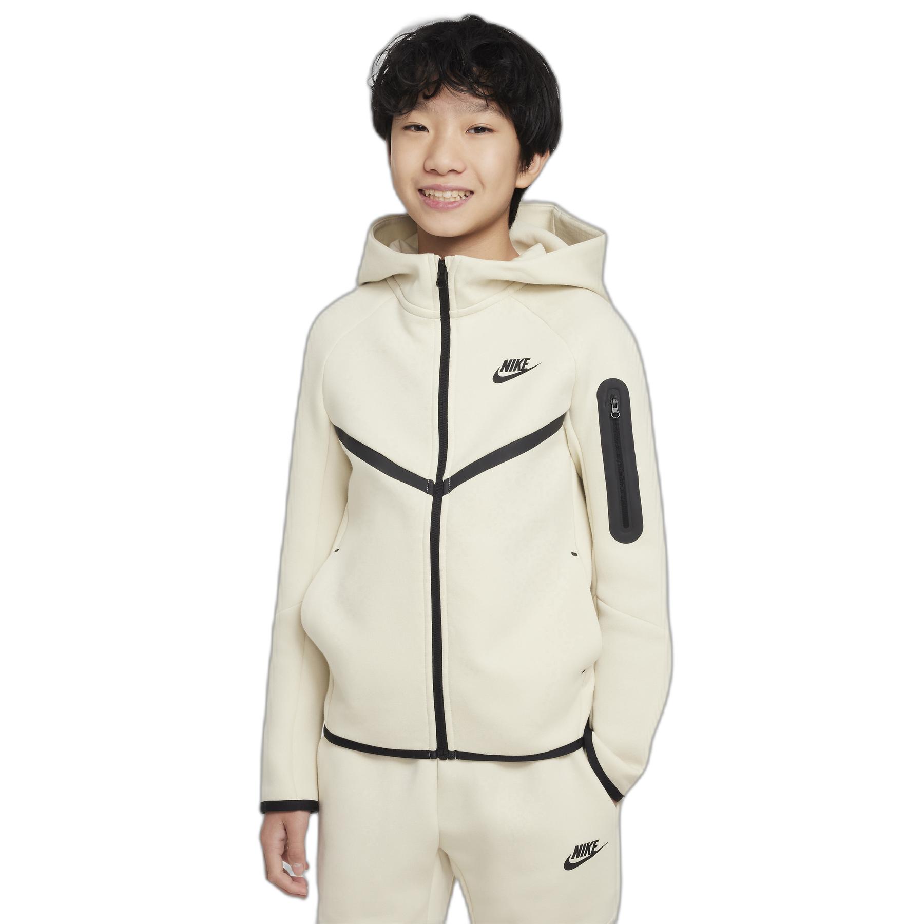 Kinder Zip-Pullover mit Kapuze Nike Tech Fleece