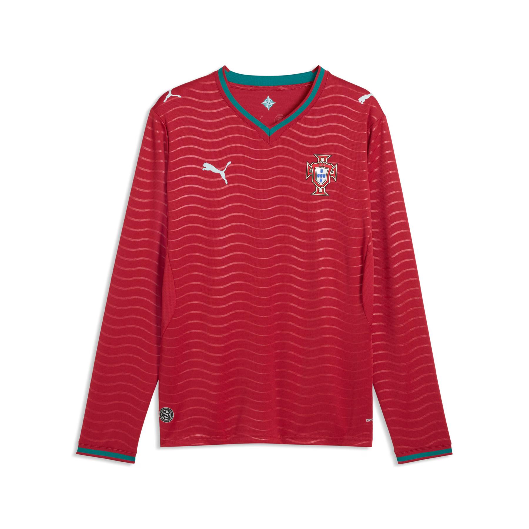 Heimtrikot mit langen Ärmeln Portugal Coupe du Monde 2026