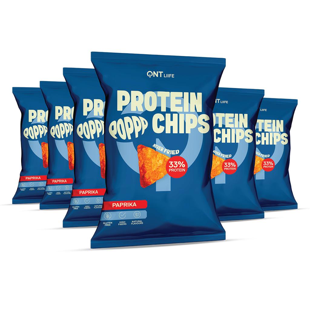Protein Snack Chips QNT Paprika (x12)