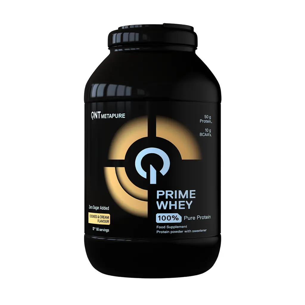 Proteinmischung 100 % aus Isolat und Konzentraten von Molke Cookies & Cream QNT Prime Whey 2 kg
