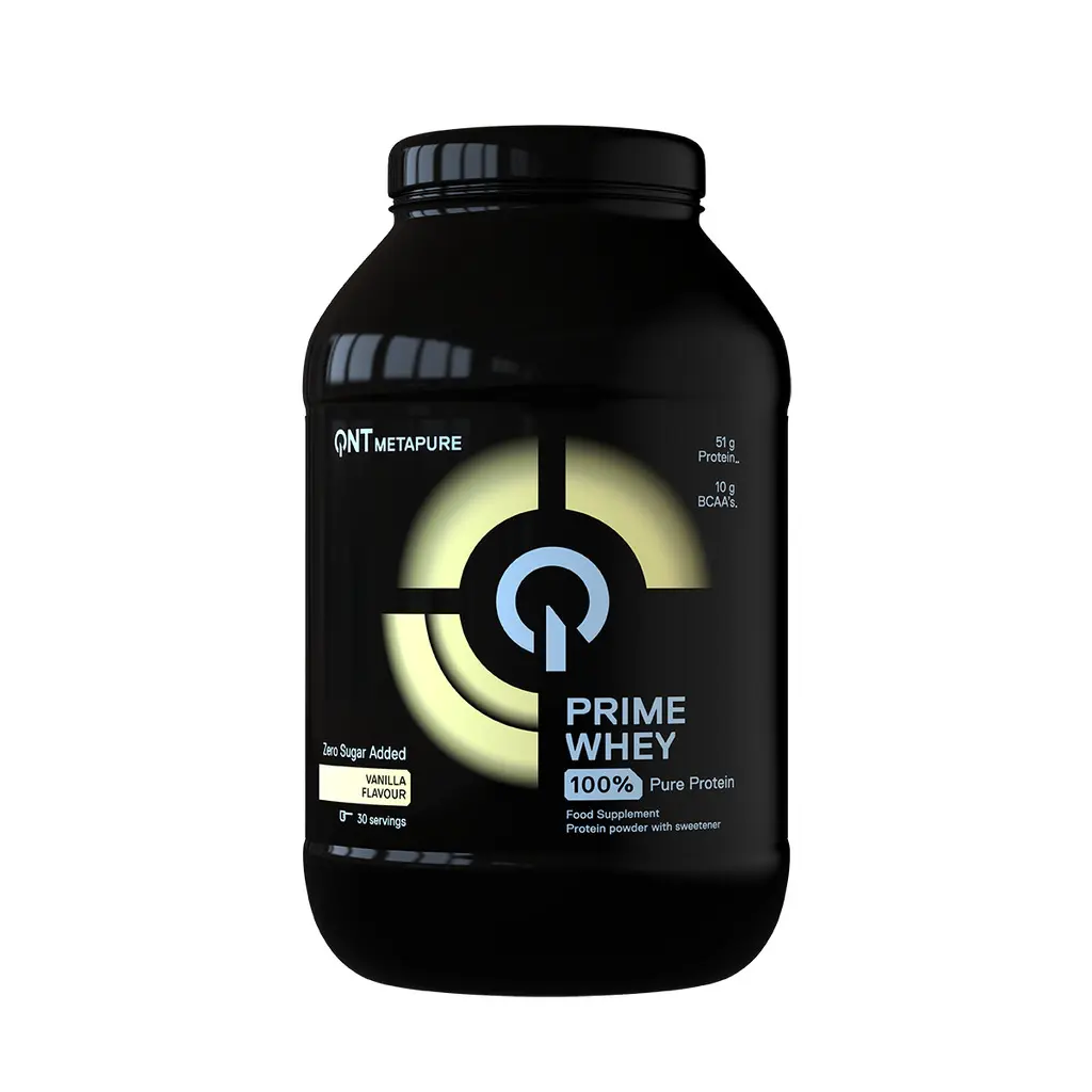 100 % Whey-Protein-Mischung aus Isolat und Konzentrat Vanille QNT Prime Whey 908 g