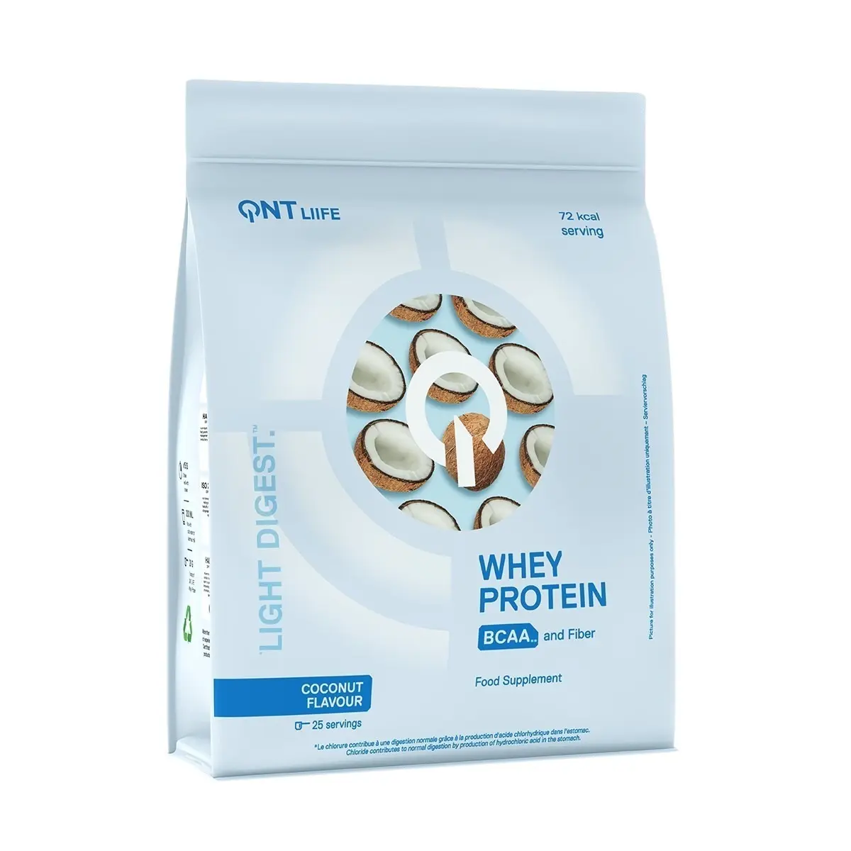 Proteinhaltige Ernährung QNT Light Digest Whey Protein - Coconut