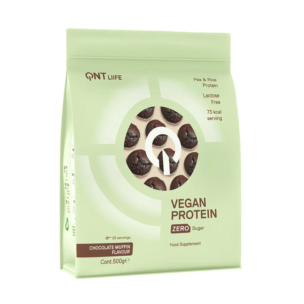 Schokoladenprotein-Muffin QNT Vegan Protein Powder