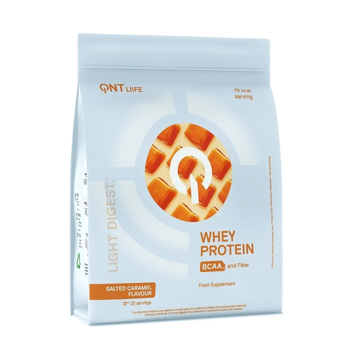 Proteinhaltige Ernährung QNT Light Digest Whey Protein - Salted Caramel