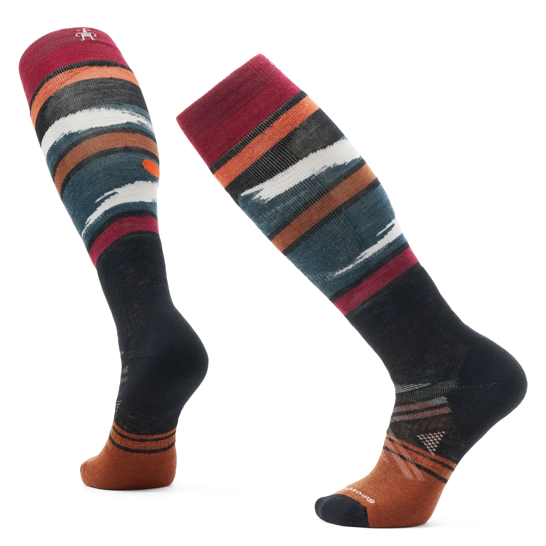 Ski Socken Smartwool Halblange night Ski Pattern