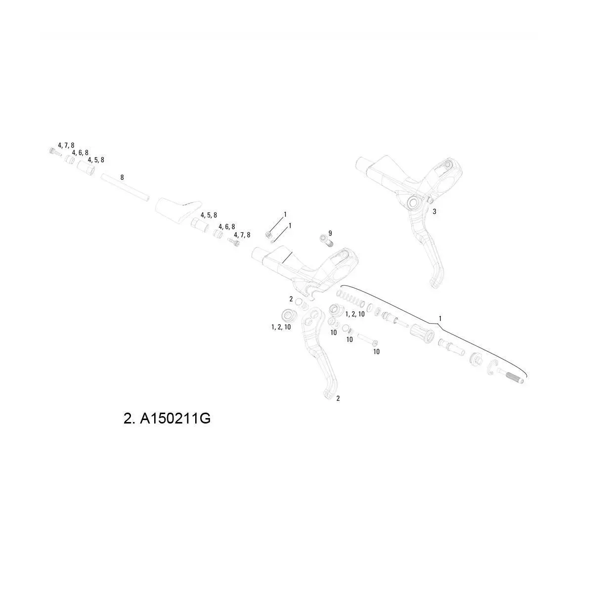 Bremsen Sram Lever Blade Elixir 1 X1