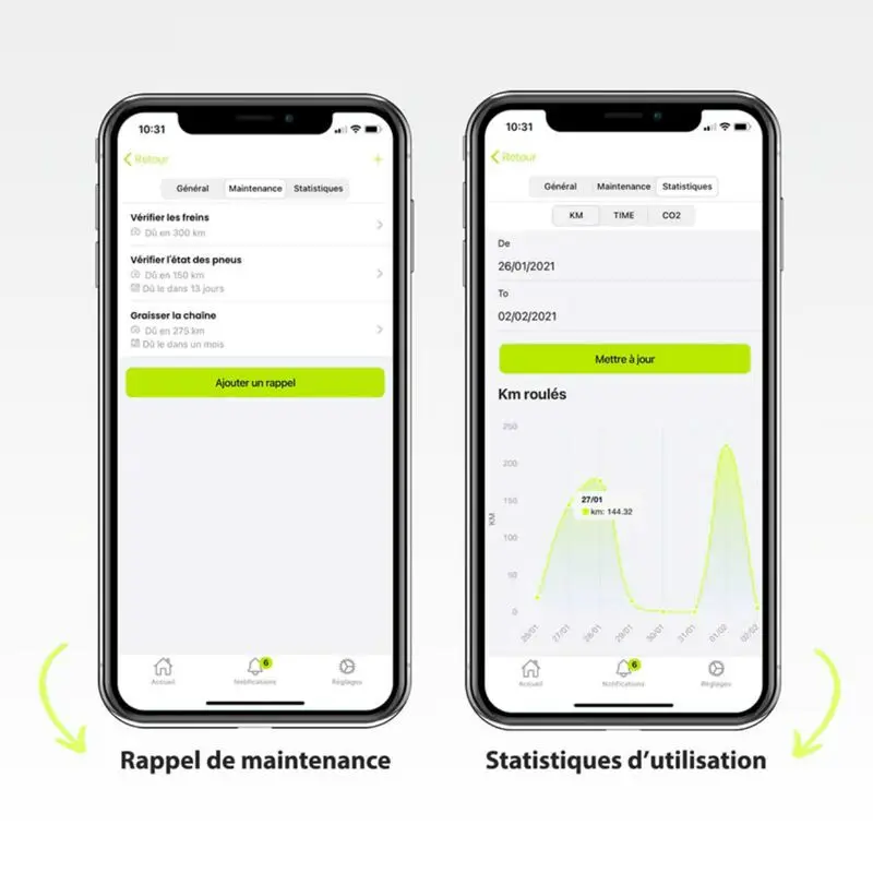 Tracker - Plotter - Sicherheitsvorrichtung gps compatible connecteur avec 1 an abonnement base Trackap Run E+ 2023 Bafang M200 Xt30