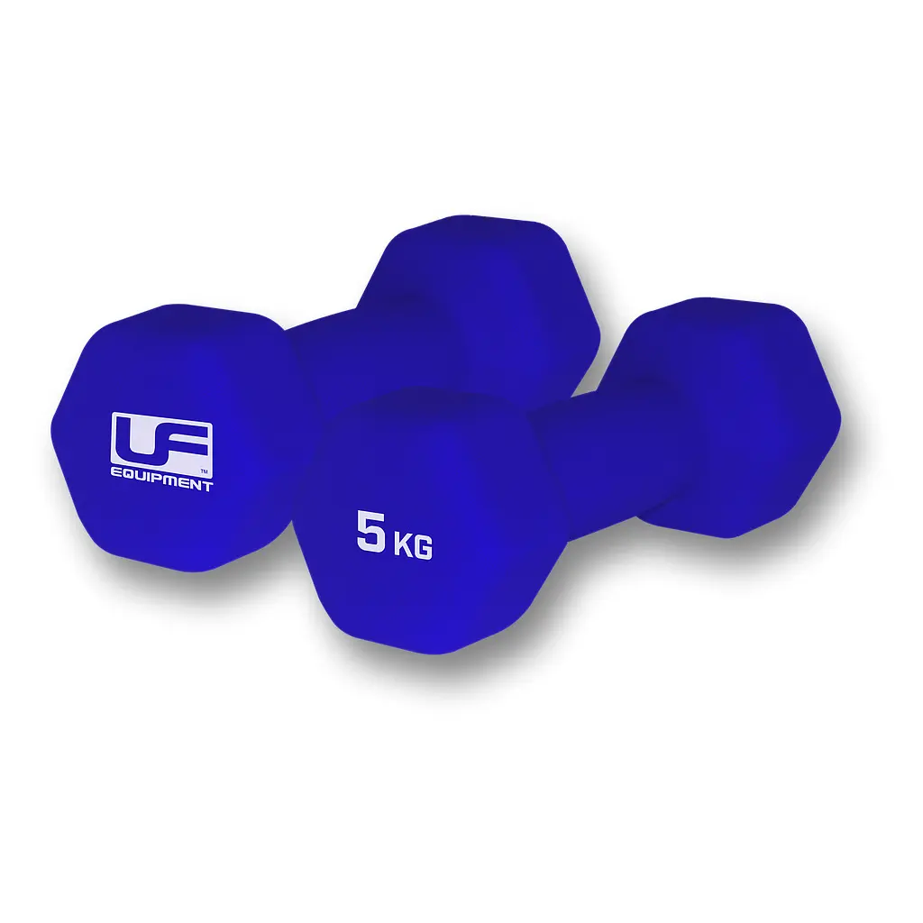 Sechseckige, mit Neopren überzogene Hanteln UFE (x2)