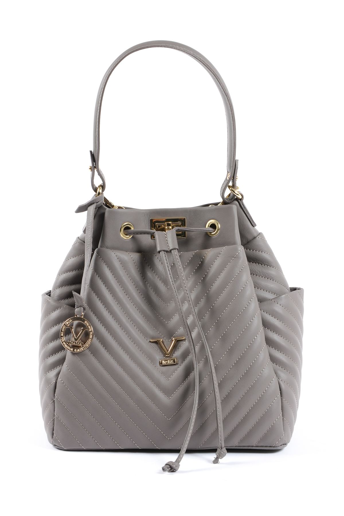 19V69 Italia by Versace Dunkelgrau Handtasche /mädchen für Damen - One Size