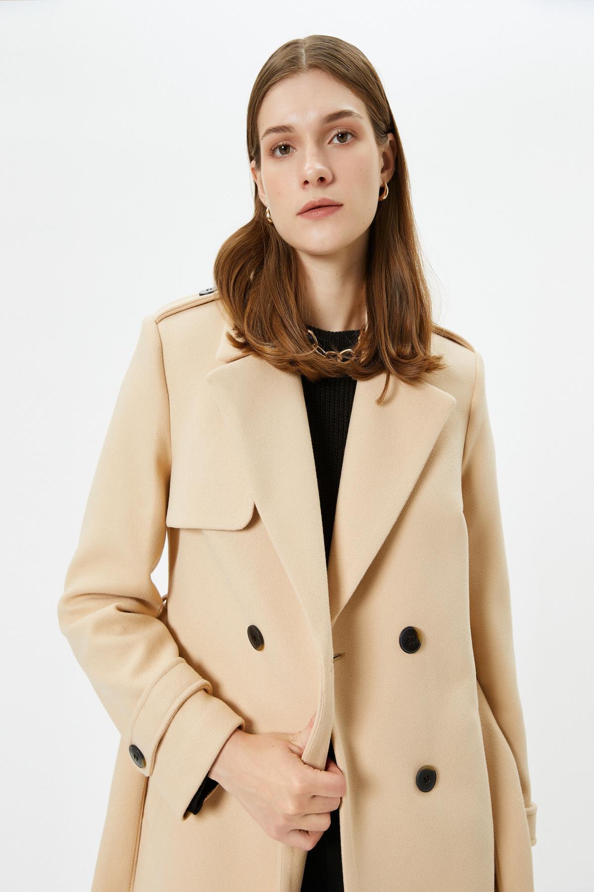 Koton Mantel In Steinoptik für Damen - 44