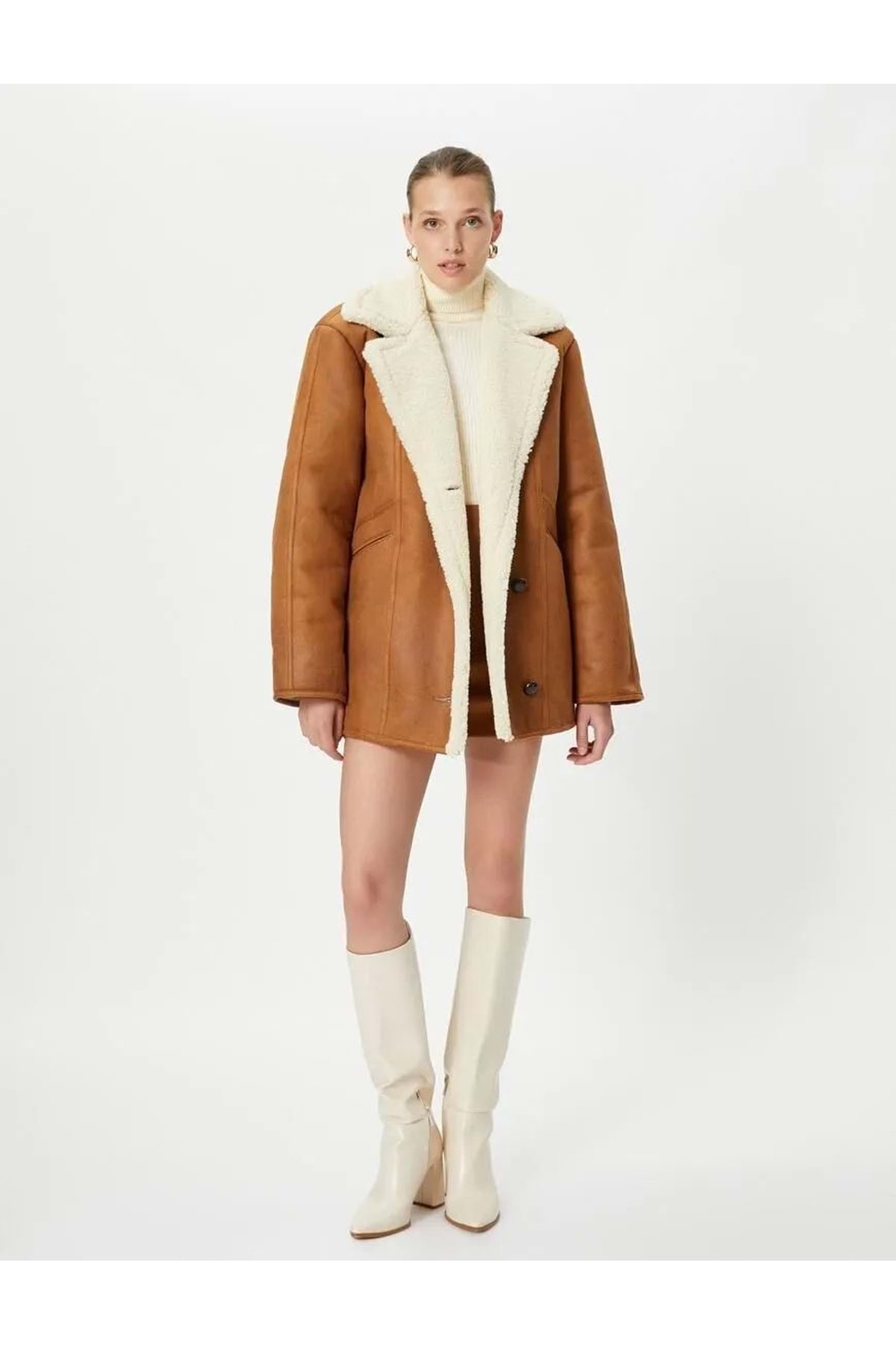 Koton Bekleidung Jacke Braun für Damen - 42