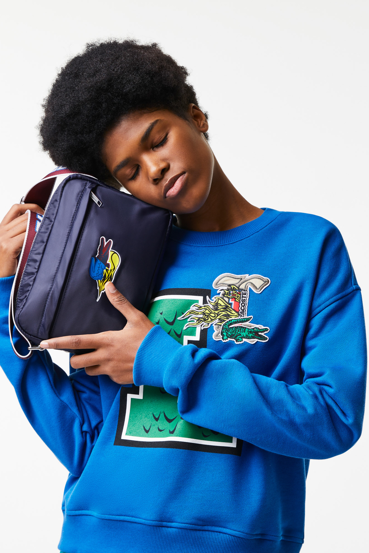 Lacoste Marine 166 Andrinople Umhängetasche /mädchen für Damen - One Size