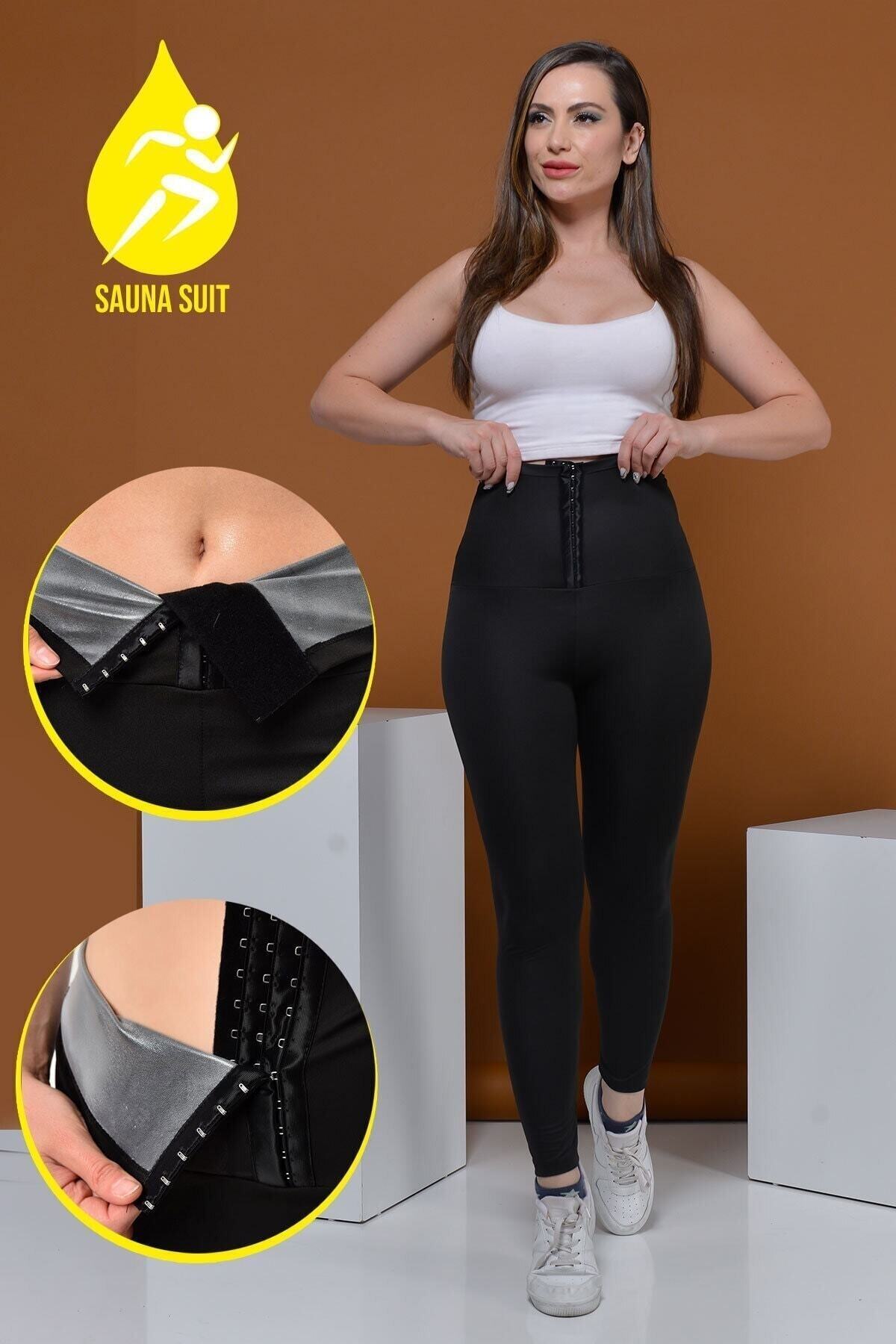 SAUNA SUIT Max Sweat Body Shaper Recovery Korsett Leggings - S