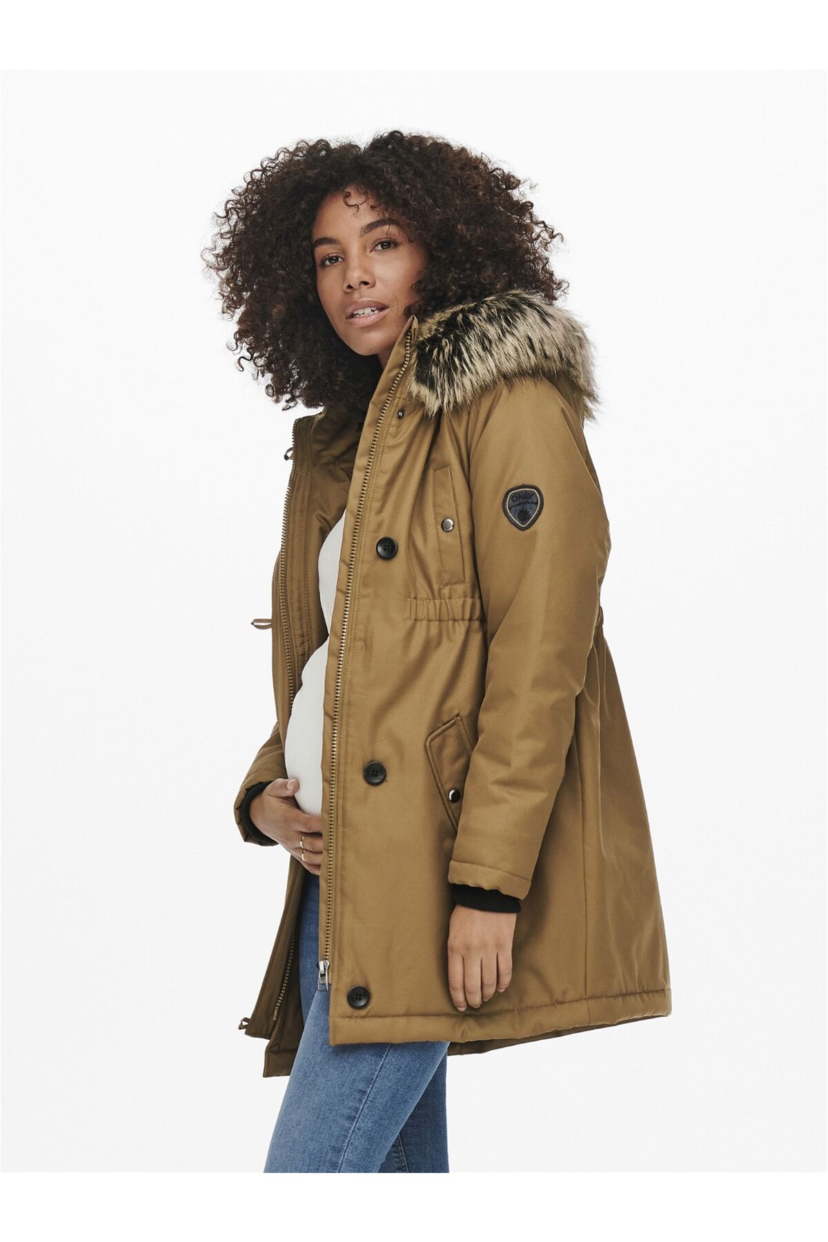 ONLY MATERNITY Langer Parka Olmiris Langer Parka für Damen - XS