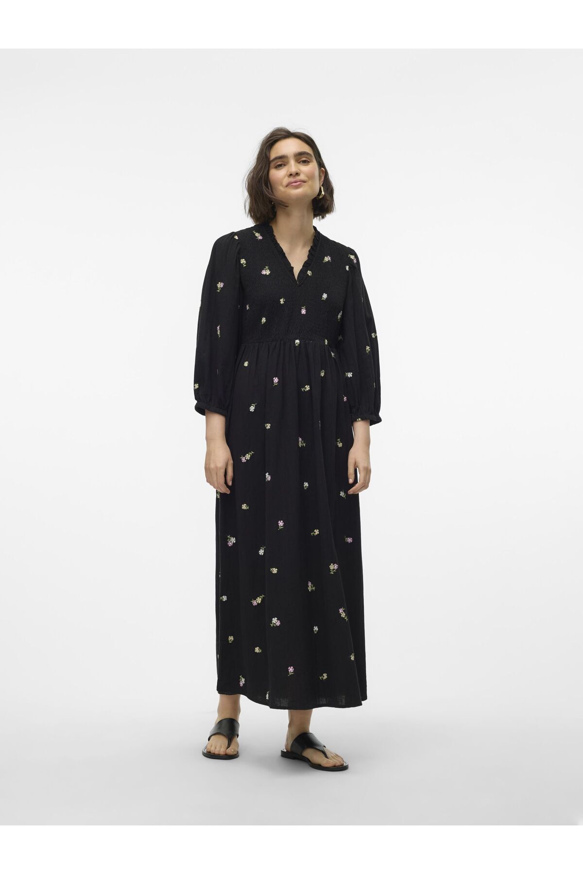 Vero Moda Kleid Vmrupa Langes Kleid für Damen - XS