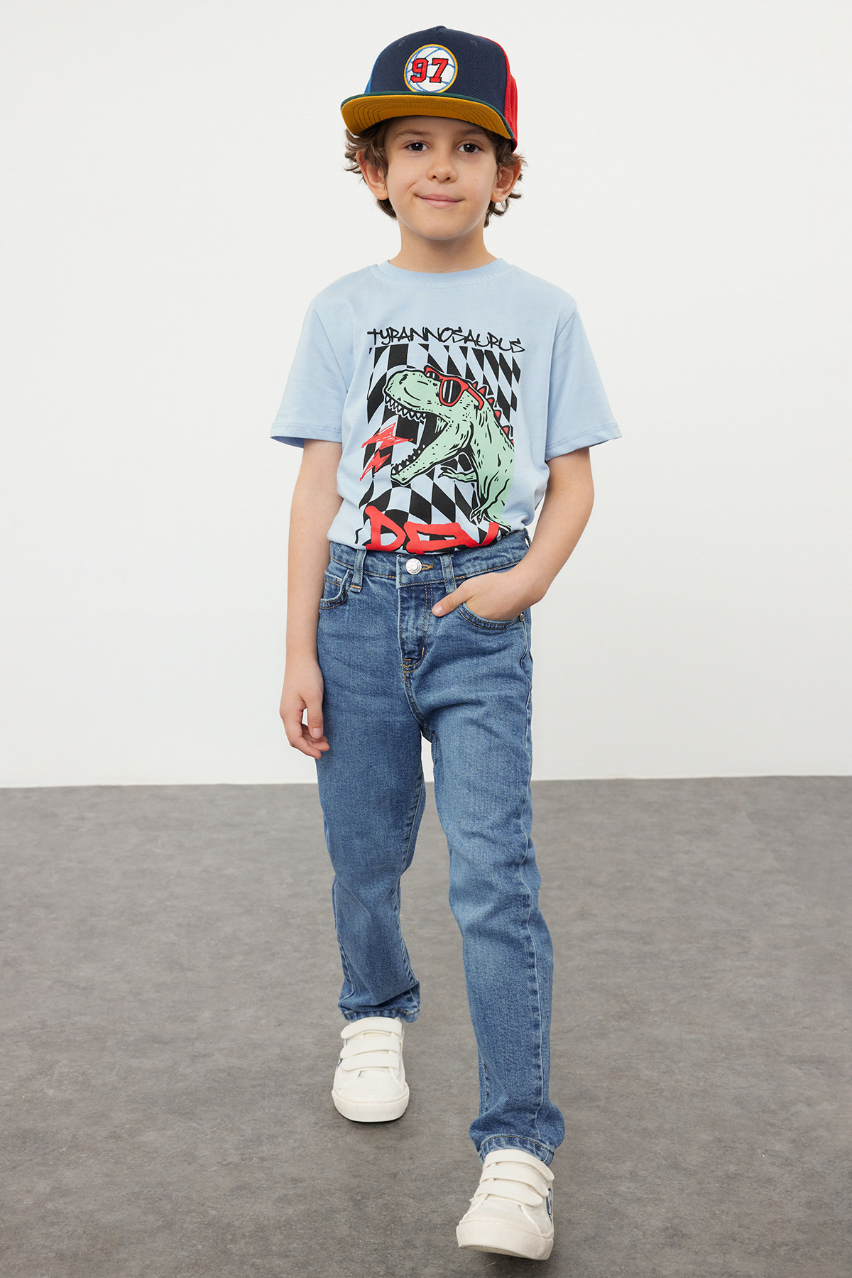 TRENDYOLKIDS Blaue Skinny-jeanshose Für Jungen - für Herren - 7–8 Jahre