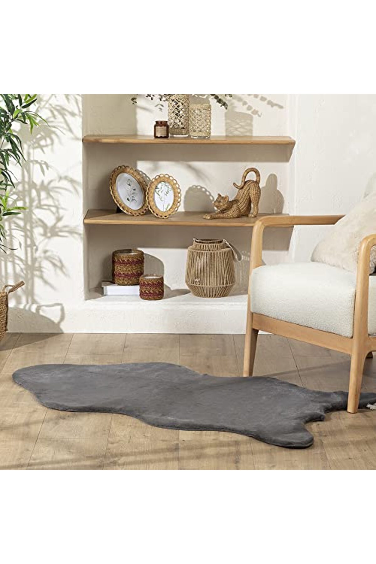 English Home Weicher, Moderner Teppich, Waschbarer Innenteppich Für Wohnzimmer, Schlafzimmer Und Esszimmer - 80 x 120