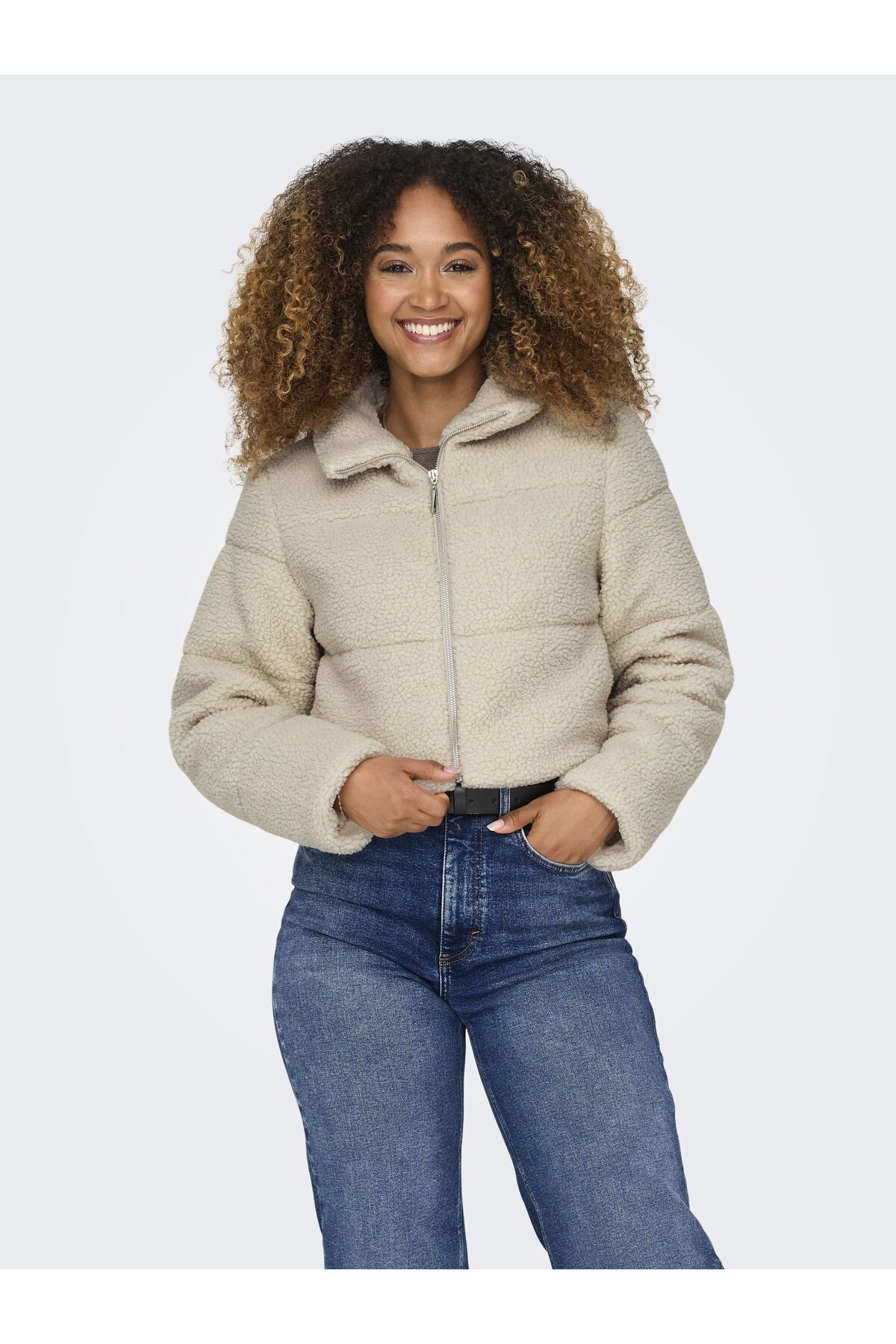 ONLY Teddyfell Jacke Onlsandra Teddyfell Jacke für Damen - XL