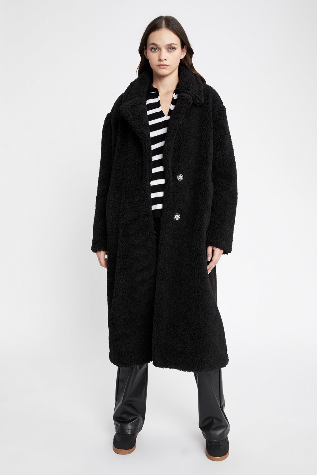 DeFacto Mantel Aus Kunstpelz In Normaler Passform A2520ax23wn für Damen - M