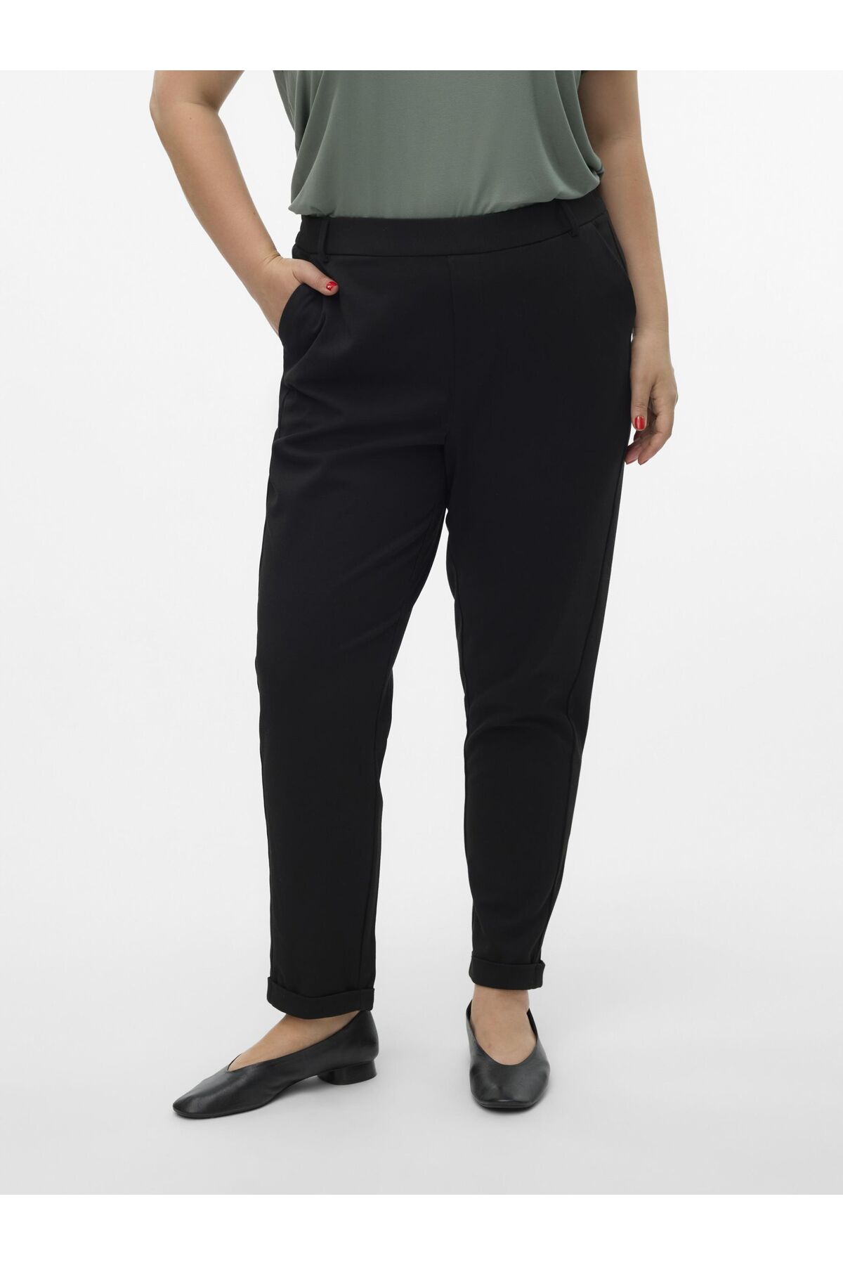 Veromoda Curve Hose Vmcmaya Mittlere Taille Hose für Damen - 52/32