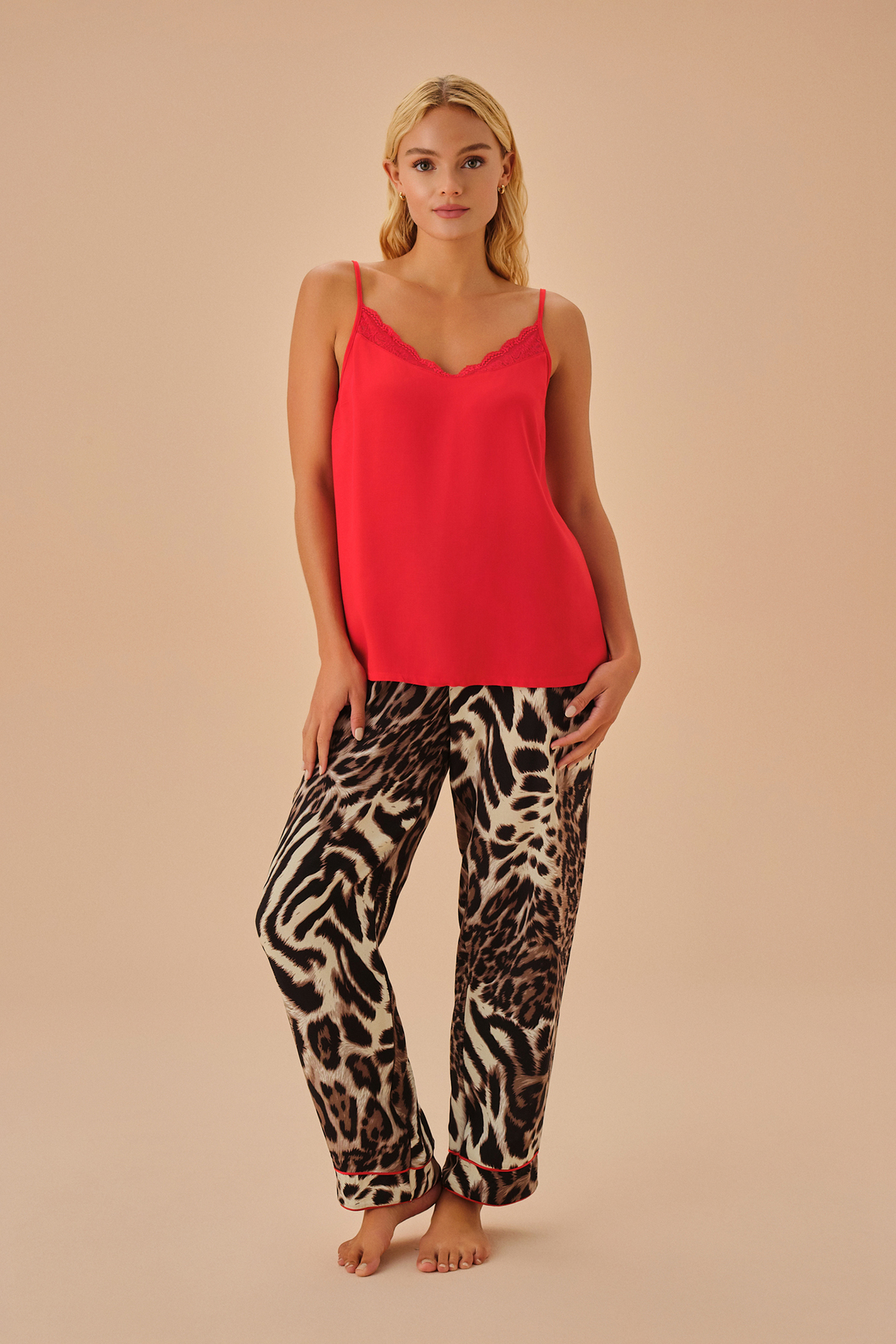 SUWEN Tapferes Tanktop- Und Hosen-set für Damen - 2XL