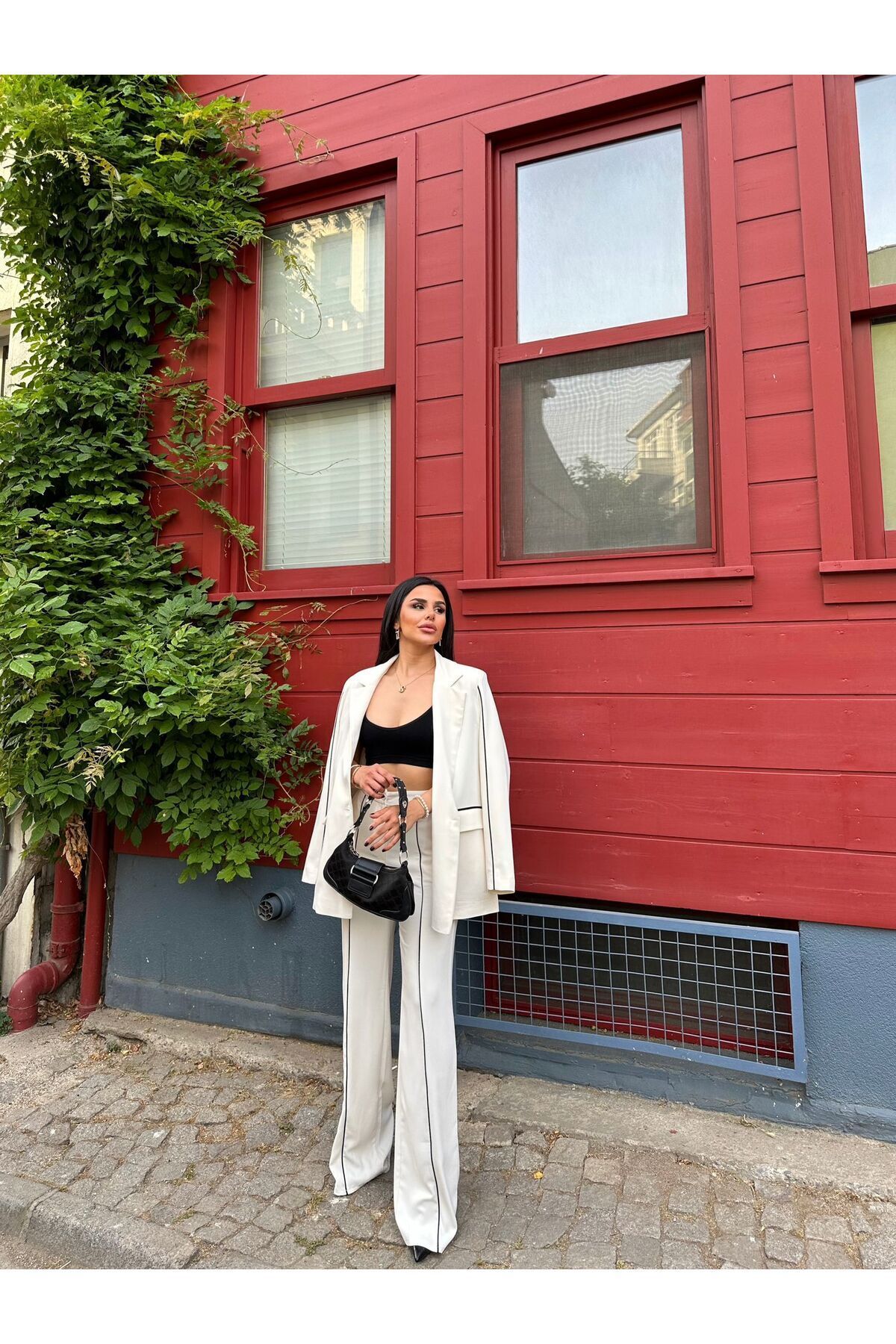 ZF BUTİK Doppeltes Blazer-jacken-set für Damen - S