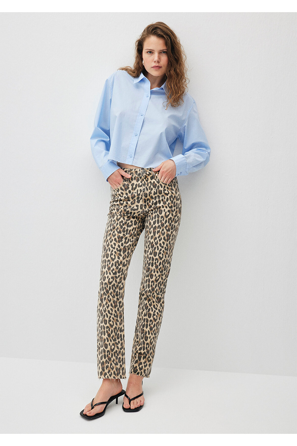 Mavi New York Jeanshose Mit Leopardenmuster --88641 für Damen - 27-28