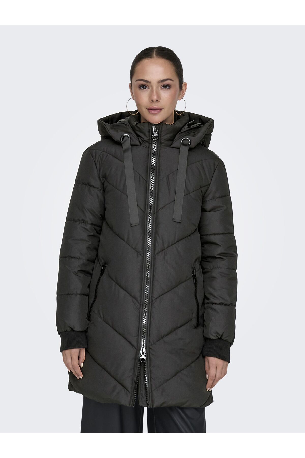 JDY Langer Parka Skylar Langer Parka für Damen - XL