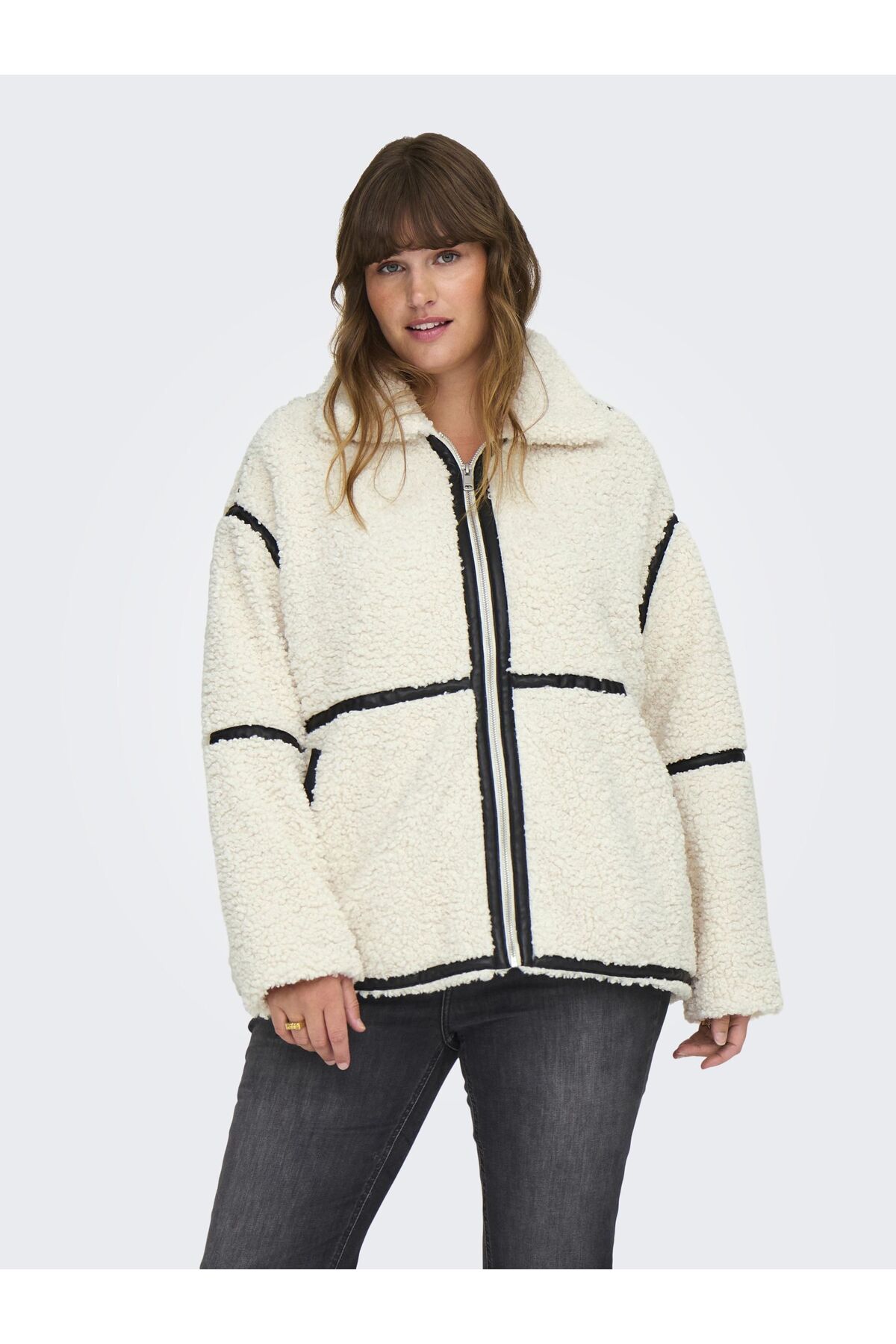 Only Carmakoma Teddyfell Jacke Carparis Teddyfell Jacke für Damen - 42/44