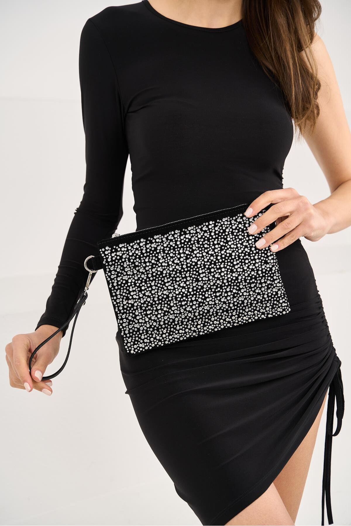 Madamra Drop Stone Stone Clutch Hand- Und Umhängetasche für Damen - One Size