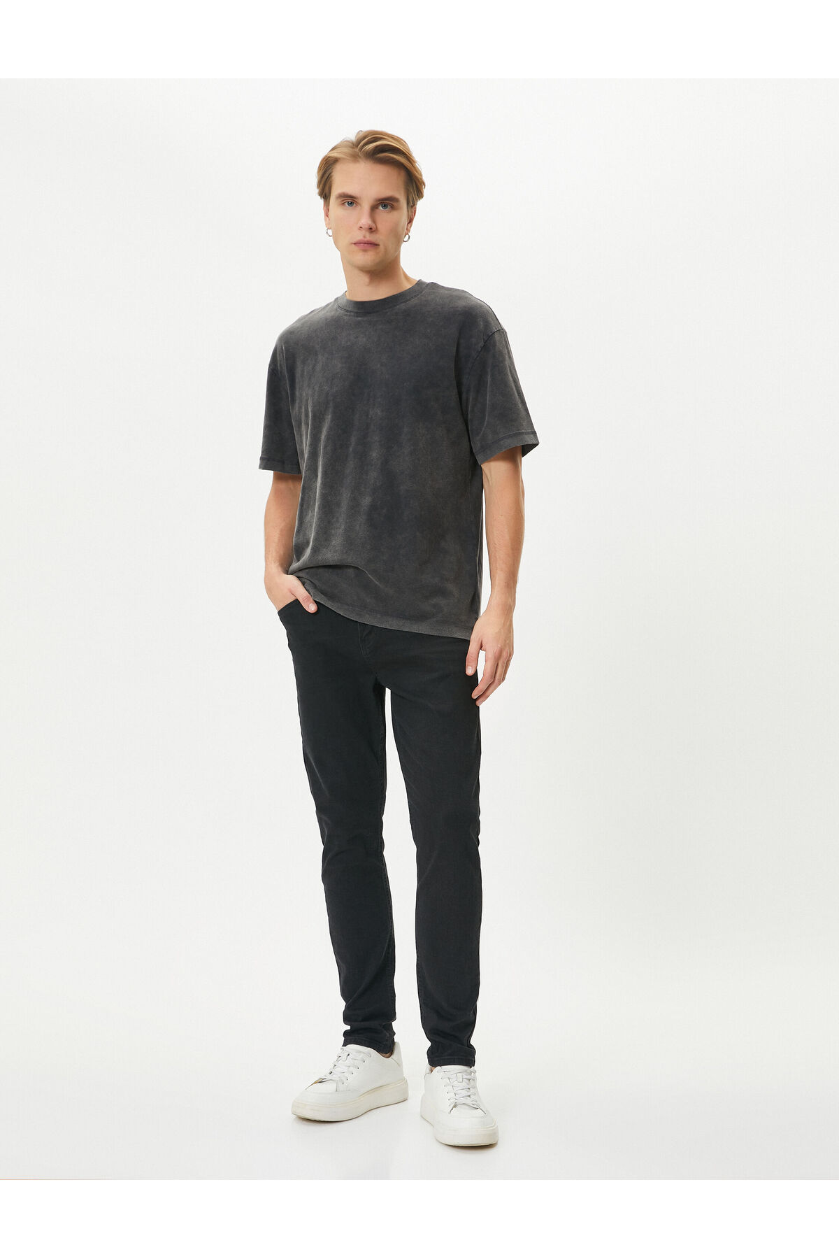 Koton Jeanshose Schwarz Michael Jean 4sam40031nd für Herren - 33/32