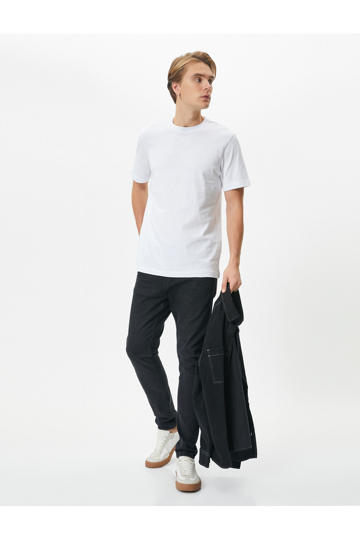 Koton Justin Jean 4sam40021nd999 Schwarze Jeanshose für Herren - 31/32