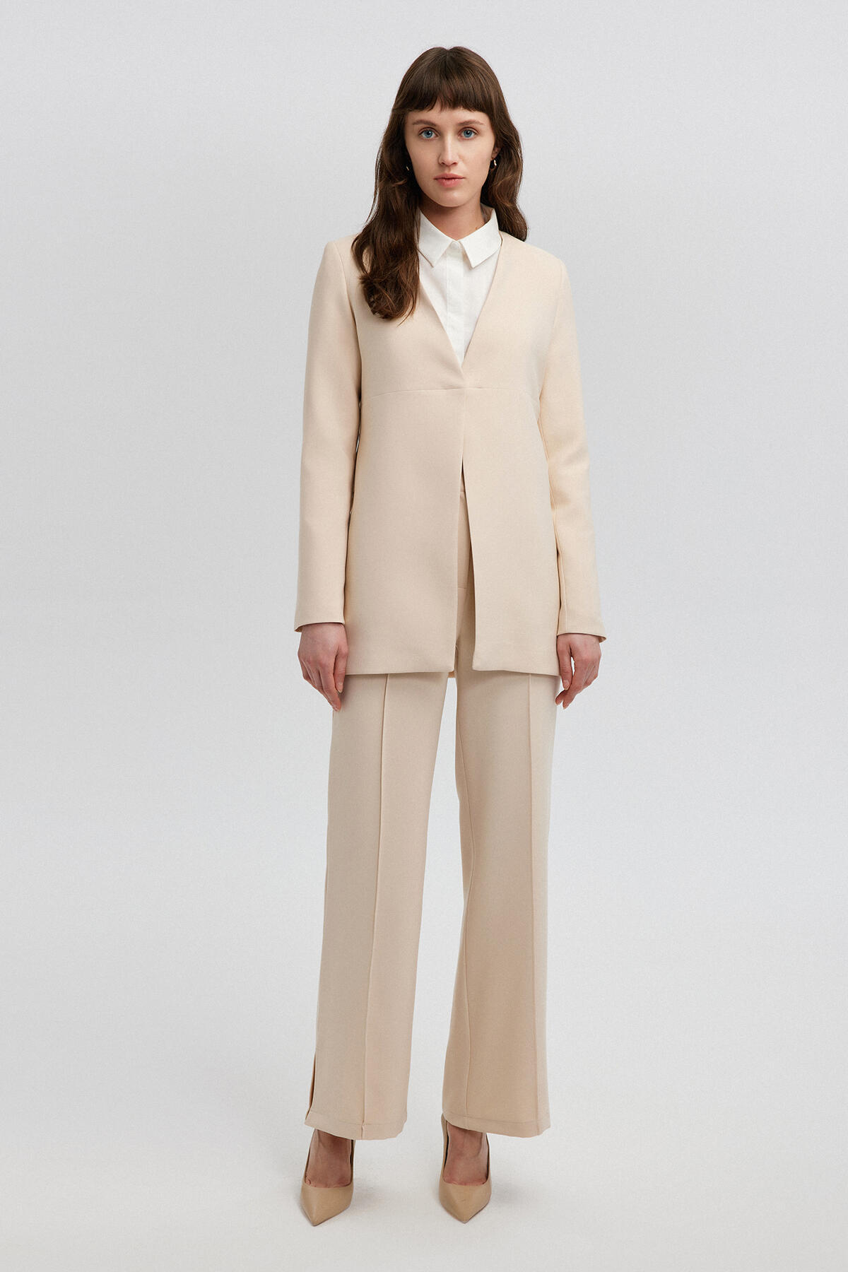 Touché Privé Jacken- Und Hosen-set Mit Rückenschlitzdetail für Damen - 40