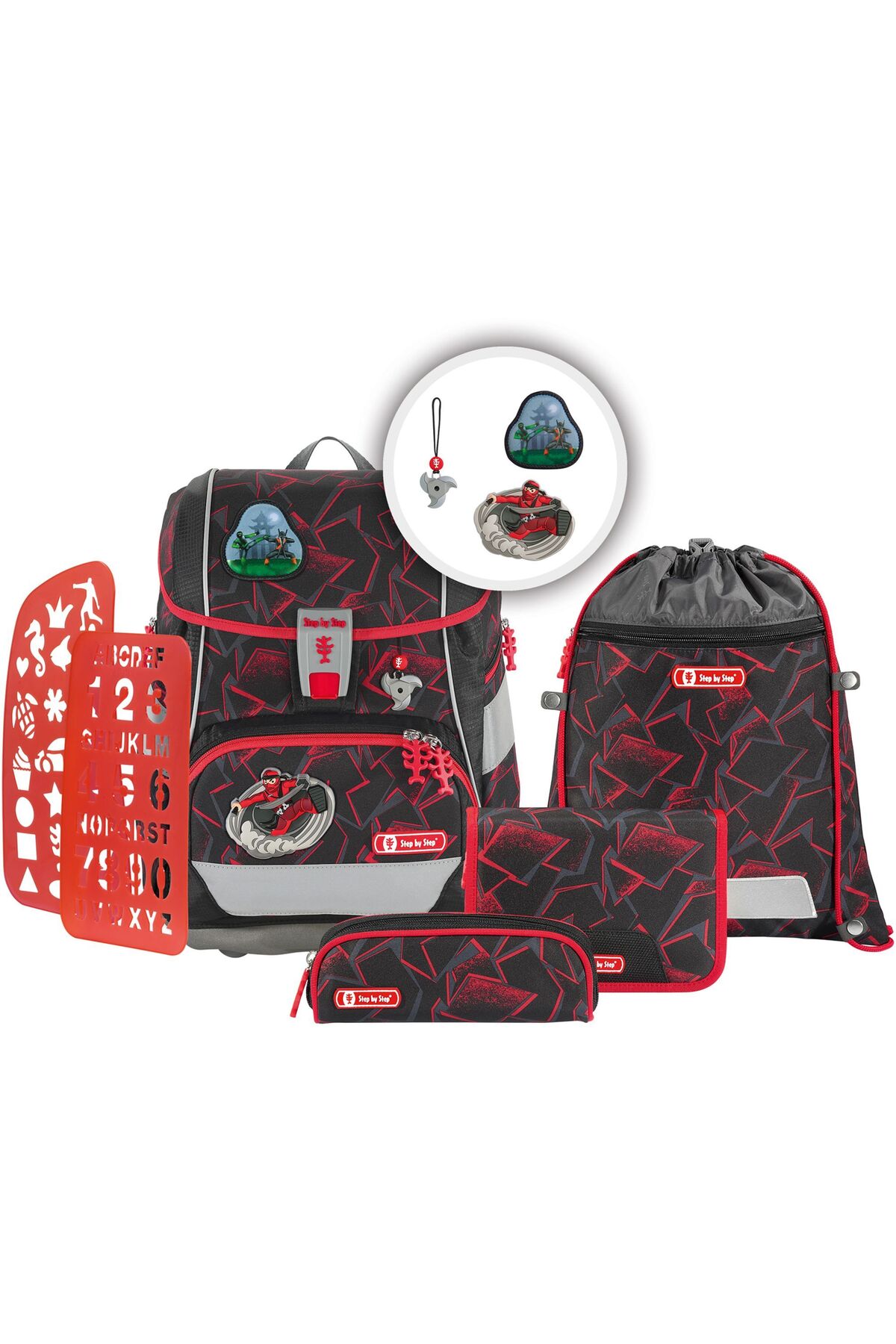 Step By Step 2in1 Plus Schulranzen-set 6tlg. - One Size