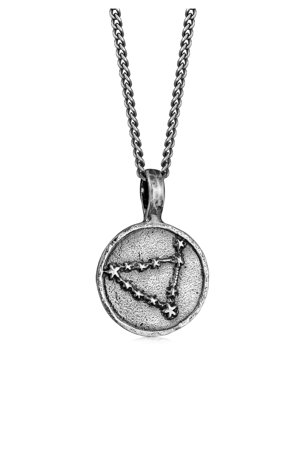 HAZE & GLORY Halskette Hg Halskette Mit Anhänger Aus 925 Sterling Silber, Schmuck , Silber für Herren - 60 cm