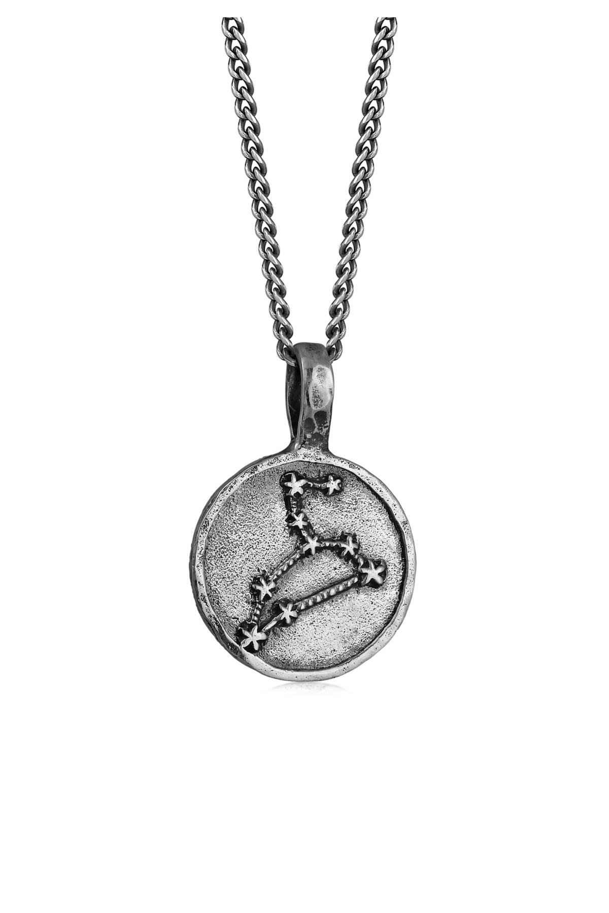 HAZE & GLORY Halskette Hg Kette Mit Anhänger Aus 925 Sterling Silber, Schmuck, Silber für Herren - 60 cm