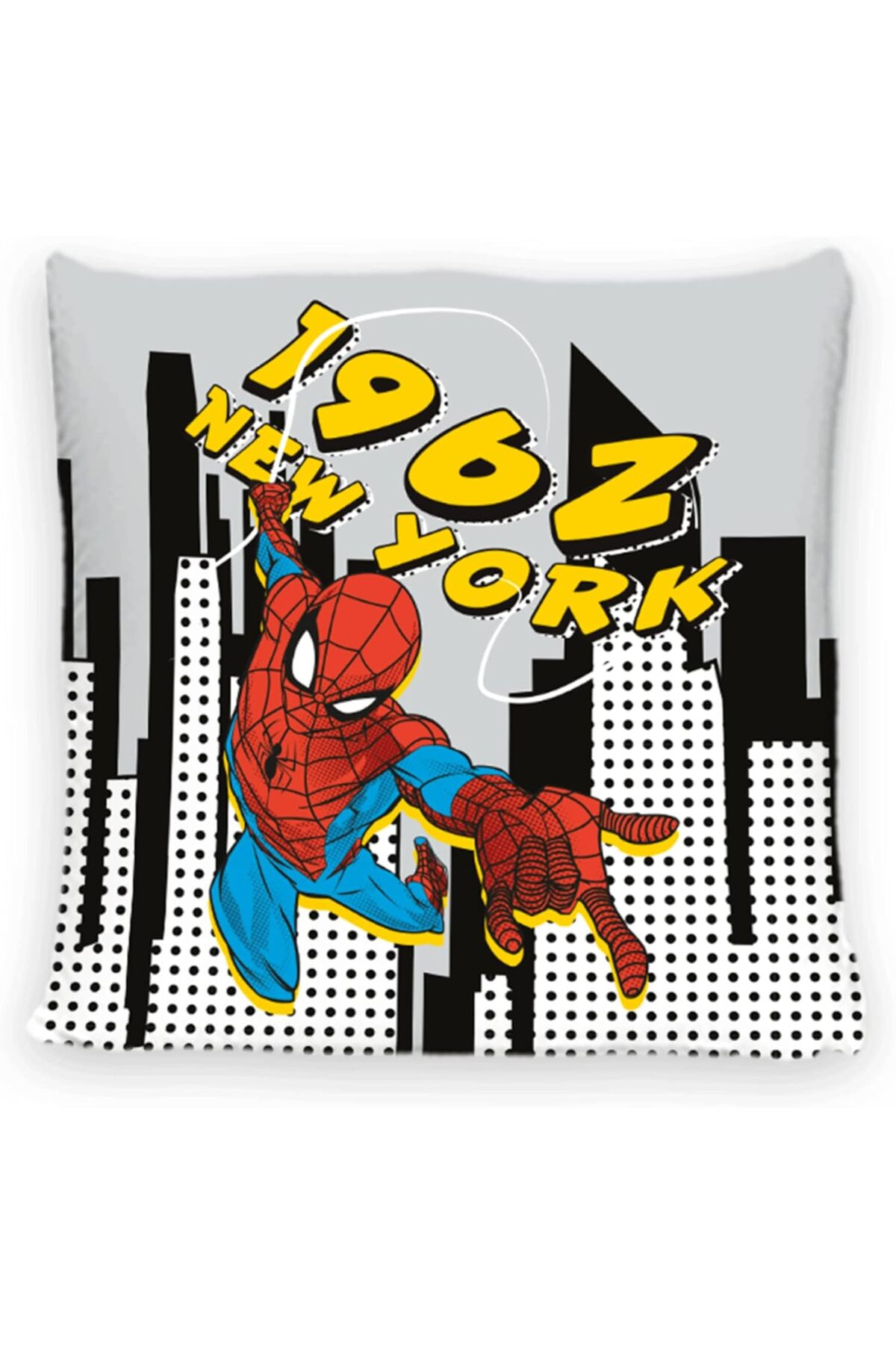 Disney Collection Disney Home Spiderman Dekokissen Mit Füllung Und Reißverschluss 40x40 Cm Wurfkissen Mit Füllung - 40 x 40