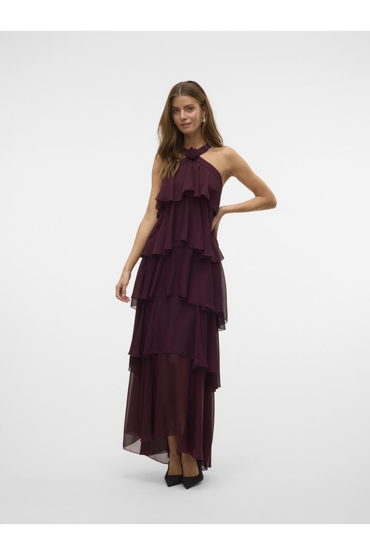 Vero Moda Parti-kleid Vmfelicia Langes Kleid für Damen - M