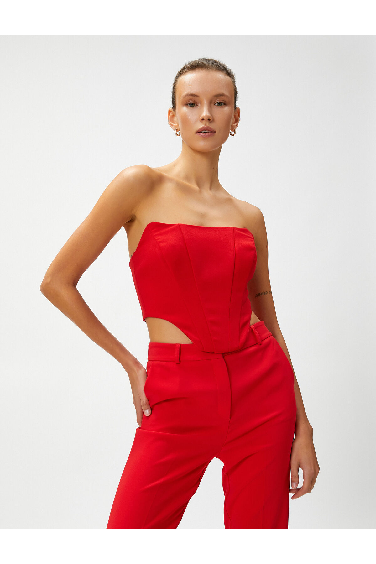 Koton Abendkleid, Korsett, Bustier, Trägerlos, Mit Bügel für Damen - 36