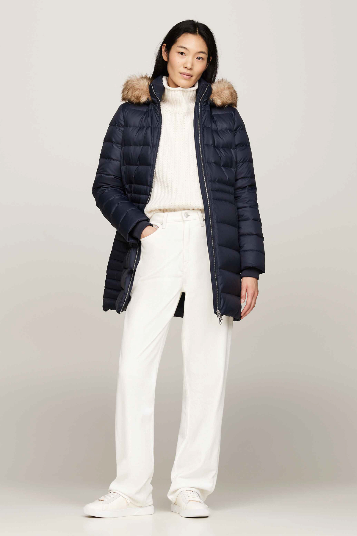 Tommy Hilfiger Modell Rote Jacke für Damen - L