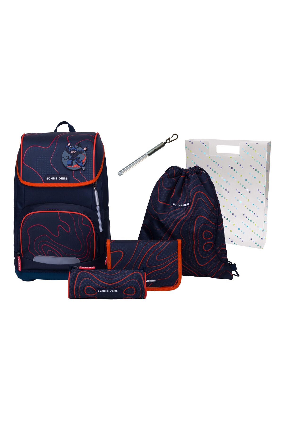 Schneiders Ergoplus Schulranzen-set 8-teilig - One Size