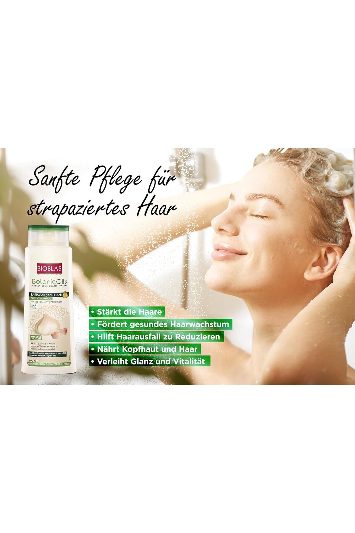 Bioblas Knoblauch 500 Ml Bioblas – Geruchlos- Und Anti-haarausfall-shampoo - One Size