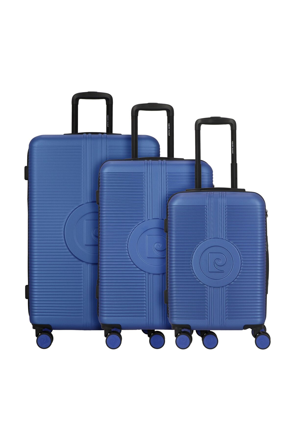 Pierre Cardin 4 Rollen Kofferset 3-teilig für Herren - One Size