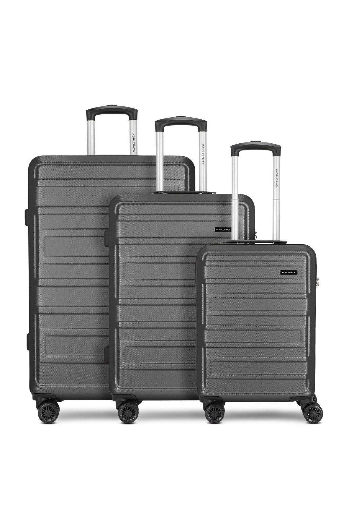 Worldpack New York 2.0 4 Rollen Kofferset 3-teilig für Herren - One Size