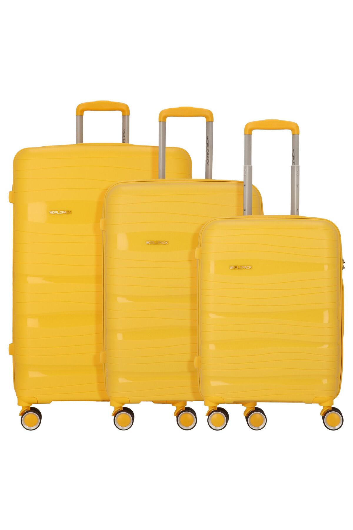 Worldpack Miami 4 Rollen Kofferset 3er-pack für Herren - One Size