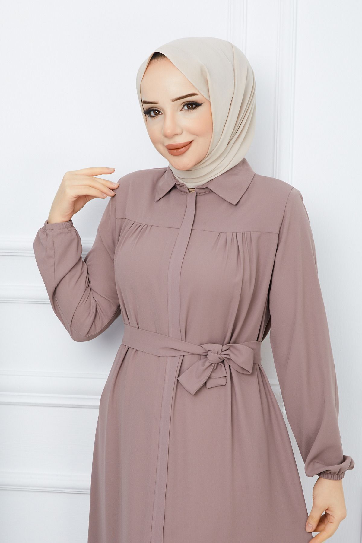 MODA ESRE FASHION Tesetury Kleidung Robal Banded Bauch Bauch Ferace für Damen - 52