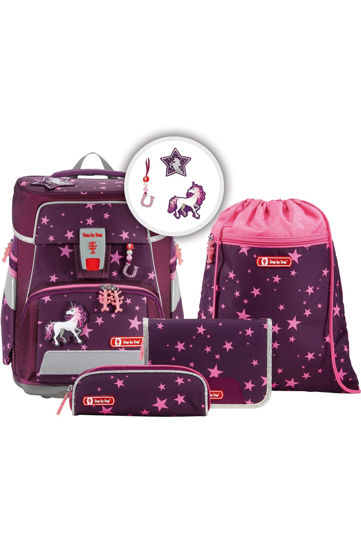 Step By Step Space Schulranzen-set 5tlg. - One Size