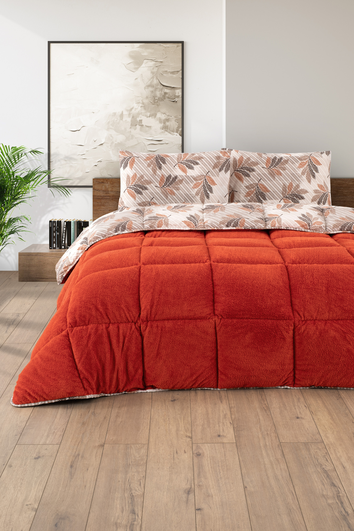 Formeya King Size Luxus Wellsoft Bettdecke Doppelseitiger Kissenbezug 215x235 Cm Bettdecke + Kissenbezug Set - One Size